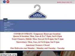 Sites similar to hannacleaners.net
