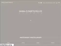 Sites similar to hannaelisabethmueller.de