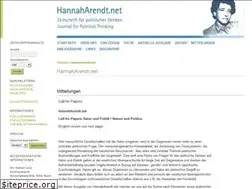 Sites similar to hannaharendt.net