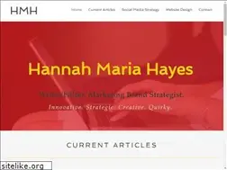 Sites similar to hannahmariahayes.com
