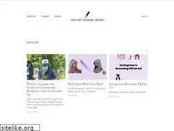Sites similar to hannahmoseleywrites.com