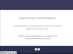 Sites similar to hannahplayhouse.org.nz