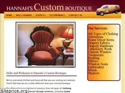 Sites similar to hannahscustomboutique.com
