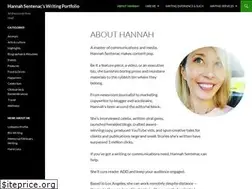 Sites similar to hannahsentenac.com