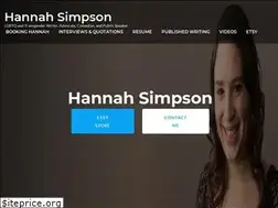 Sites similar to hannahsimpson.com