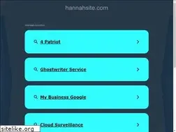 Sites similar to hannahsite.com