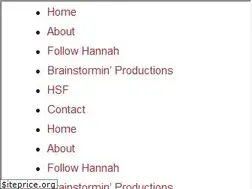 Sites similar to hannahstorm.com