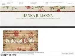 Sites similar to hannajulianna.com