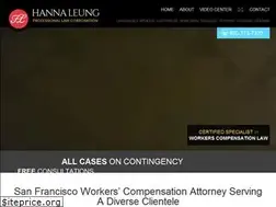 Sites similar to hannaleunglaw.com