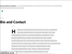 Sites similar to hannamaria.net