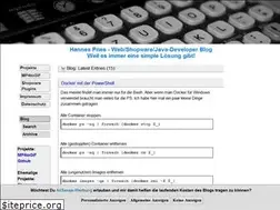 Sites similar to hannespries.de