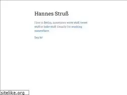 Sites similar to hannesstruss.de