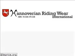 Sites similar to hannoverianridingwear.com.au