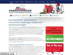 Sites similar to hannoverschekartonagen.de