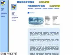 Sites similar to hannowka.de