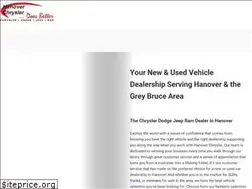 Sites similar to hanoverchryslerdodge.com