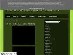 Sites similar to hanromeng.blogspot.com