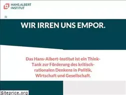 Sites similar to hans-albert-institut.de