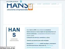 Sites similar to hans-soluciones.es