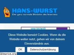 Sites similar to hans-wurst.net