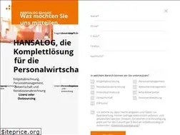 Sites similar to hansalog.de