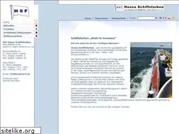 Sites similar to hansamarin.de