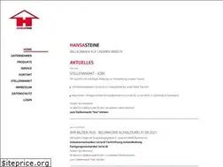 Sites similar to hansasteine.de
