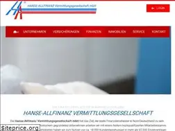 Sites similar to hanse-allfinanz.de