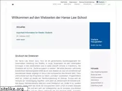 Sites similar to hanse-law-school.de
