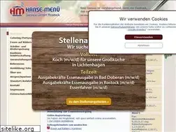 Sites similar to hanse-menue.de