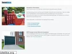 Sites similar to hansebeton.de