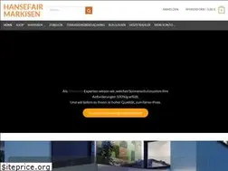 Sites similar to hansefair-markisen.de
