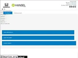 Sites similar to hanselhonda.com