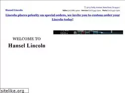 Sites similar to hansellincoln.net