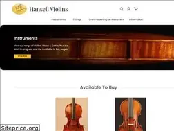 Sites similar to hansellviolins.com