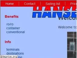 Sites similar to hansen-shipping.de
