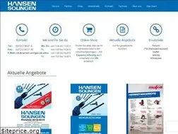 Sites similar to hansen-solingen.de
