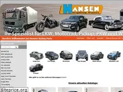 Sites similar to hansen-styling-parts.de