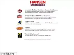 Sites similar to hansen1.com