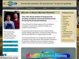 Sites similar to hansenbrosprinting.com