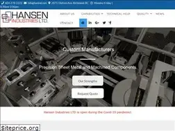 Sites similar to hansenindustries.com