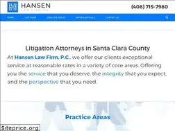 Sites similar to hansenlawfirm.net