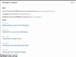 Sites similar to hansenms.github.io