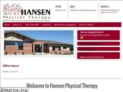 Sites similar to hansenphysicaltherapy.com