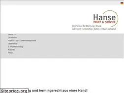 Sites similar to hanseprintservice.de