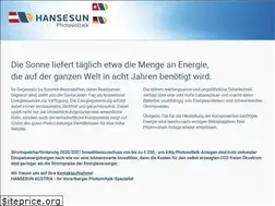 Sites similar to hansesun.at