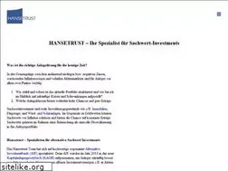 Sites similar to hansetrust.de