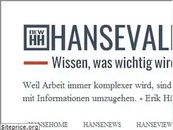 Sites similar to hansevalley.de