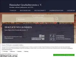 Sites similar to hansischergeschichtsverein.de