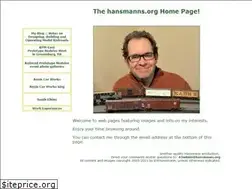 Sites similar to hansmanns.org